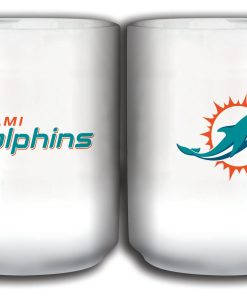 Miami Dolphins 11oz. Sublimated Mug - White