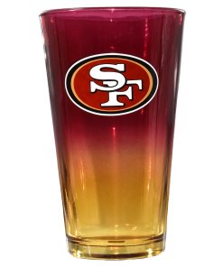 San Francisco 49ers 16oz Ombre Pint Glass