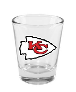 Kansas City Chiefs 2oz. Clear Logo Shot Glass