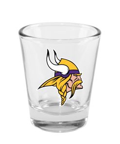 Minnesota Vikings 2oz. Clear Logo Shot Glass