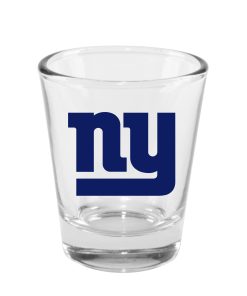 New York Giants 2oz. Clear Logo Shot Glass
