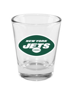 New York Jets 2oz. Clear Logo Shot Glass