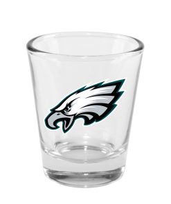 Philadelphia Eagles 2oz. Clear Logo Shot Glass