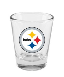 Pittsburgh Steelers 2oz. Clear Logo Shot Glass