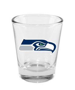 Seattle Seahawks 2oz. Clear Logo Shot Glass