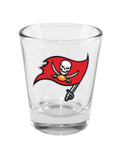 Tampa Bay Buccaneers 2oz. Clear Logo Shot Glass