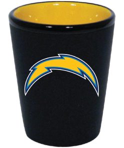 Los Angeles Chargers 2oz. Matte Black/Inner Color Shot