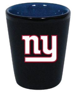 New York Giants 2oz. Matte Black/Inner Color Shot