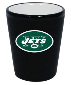 New York Jets 2oz. Matte Black/Inner Color Shot