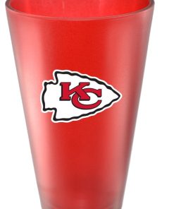 Kansas City Chiefs 16oz Team Color Frosted Pint Glass