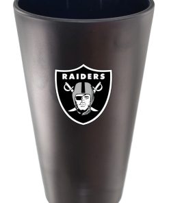Las Vegas Raiders 16oz Team Color Frosted Pint Glass