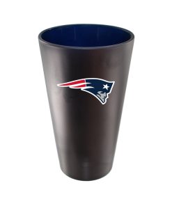 New England Patriots 16oz Team Color Frosted Pint Glass