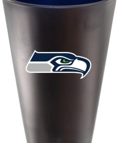 Seattle Seahawks 16oz Team Color Frosted Pint Glass