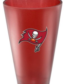 Tampa Bay Buccaneers 16oz Team Color Frosted Pint Glass