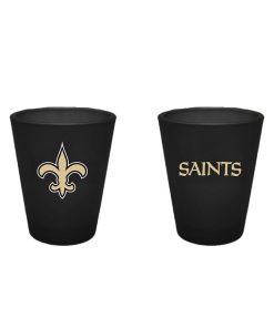 New Orleans Saints 2oz Team Color Frosted Shot Glass