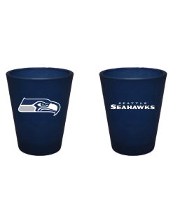 Seattle Seahawks 2oz Team Color Frosted Shot Glass