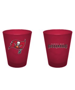 Tampa Bay Buccaneers 2oz Team Color Frosted Shot Glass