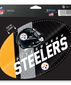 Pittsburgh Steelers 5.75 x 5.5 Oval Decal