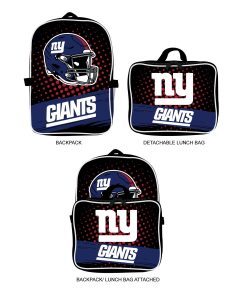 New York Giants Youth Backpack Lunch Bag Combo