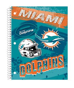 Miami Dolphins Spiral Notebook