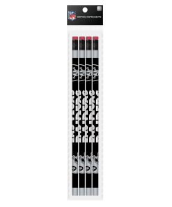 Las Vegas Raiders 4 Pack Wood Pencils