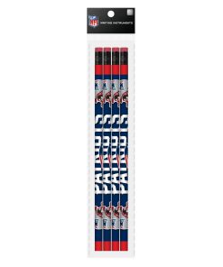 New England Patriots 4 Pack Wood Pencils