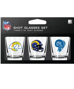 Los Angeles Rams 3pc Shot Glass Set