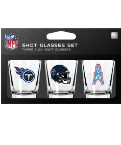 Tennessee Titans 3pc Shot Glass Set