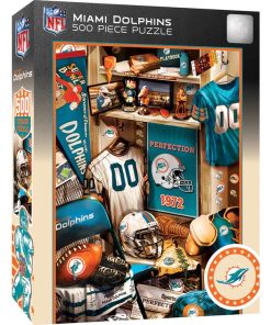 Miami Dolphins 500pc Locker Room Puzzle