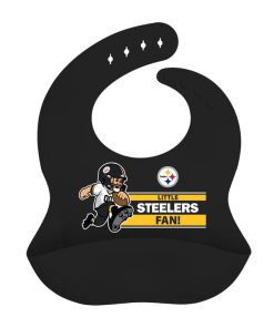 Pittsburgh Steelers Silicone Baby Bib