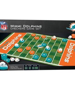 Miami Dolphins Checkers Set