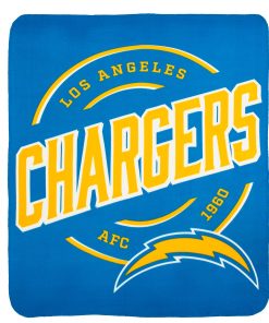 Los Angeles Chargers 50 x 60 Campaign Fleece Throw Blanket