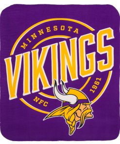 Minnesota Vikings 50 x 60 Campaign Fleece Throw Blanket