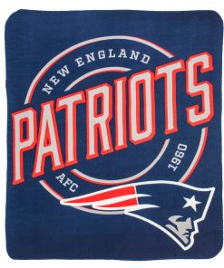 New England Patriots 50 x 60 Campaign Fleece Throw Blanket