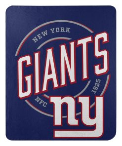 New York Giants 50 x 60 Campaign Fleece Throw Blanket