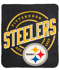 Pittsburgh Steelers 50 x 60 Campaign Fleece Throw Blanket