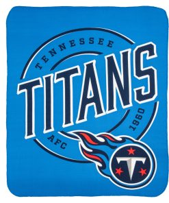 Tennessee Titans 50 x 60 Campaign Fleece Throw Blanket