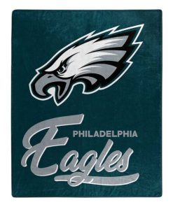 Philadelphia Eagles 50 x 60 Signature Royal Plush Throw Blanket