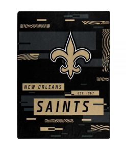 New Orleans Saints 60 x 80 Digitize Royal Plush Blanket