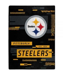 Pittsburgh Steelers 60 x 80 Digitize Royal Plush Blanket