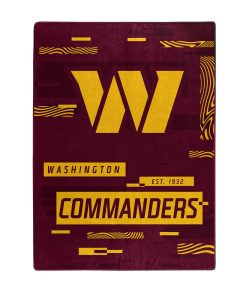 Washington Commanders 60 x 80 Digitize Royal Plush Blanket