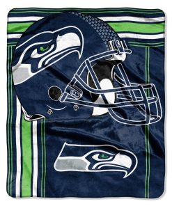 Seattle Seahawks 50 x 60 Touchback Royal Plush Blanket