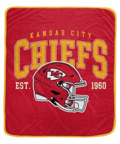 Kansas City Chiefs 50 x 60 Vintage Arch Block Blanket