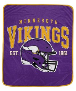 Minnesota Vikings 50 x 60 Vintage Arch Block Blanket