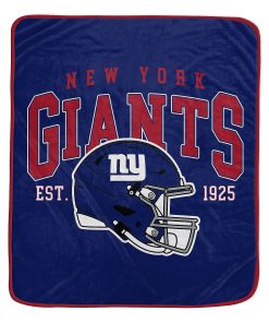 New York Giants 50 x 60 Vintage Arch Block Blanket