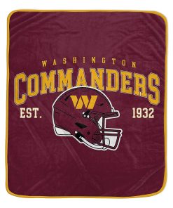Washington Commanders 50 x 60 Vintage Arch Block Blanket