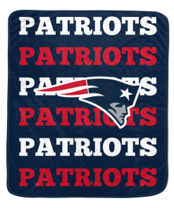 New England Patriots 60 x 70 Repeat Refresh Premium Plush Throw Blanket
