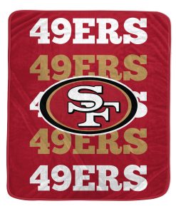 San Francisco 49ers 60 x 70 Repeat Refresh Premium Plush Throw Blanket
