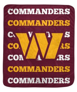 Washington Commanders 60 x 70 Repeat Refresh Premium Plush Throw Blanket