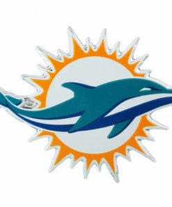 Miami Dolphins Auto Emblem Color